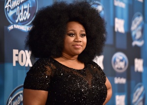 HOLLYWOOD, CALIFORNIA - APRIL 07: American Idol Season 15 runner-up La'Porsha Renae poses in the pressromm at FOX's "American Idol" Finale For The Farewell Season at Dolby Theatre on April 7, 2016 in Hollywood, California.at Dolby Theatre on April 7, 2016 in Hollywood, California. (Photo by Alberto E. Rodriguez/Getty Images)